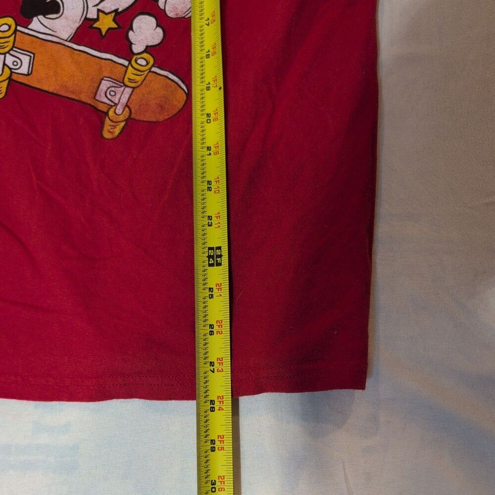 Disney Mickey Mouse Keep Rollin Skater Long Sleeve Red Shirt / Tee Medium - Picture 7 of 8